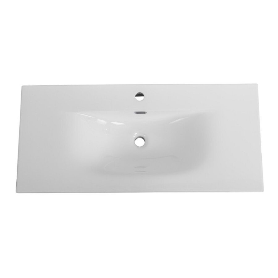 Раковина Cezares Molveno CZR-8099-100, 101 см, керамика, белый