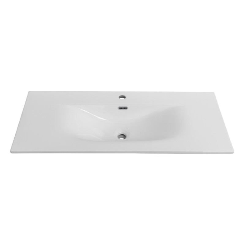 Раковина Cezares Molveno CZR-8099-100, 101 см, керамика, белый