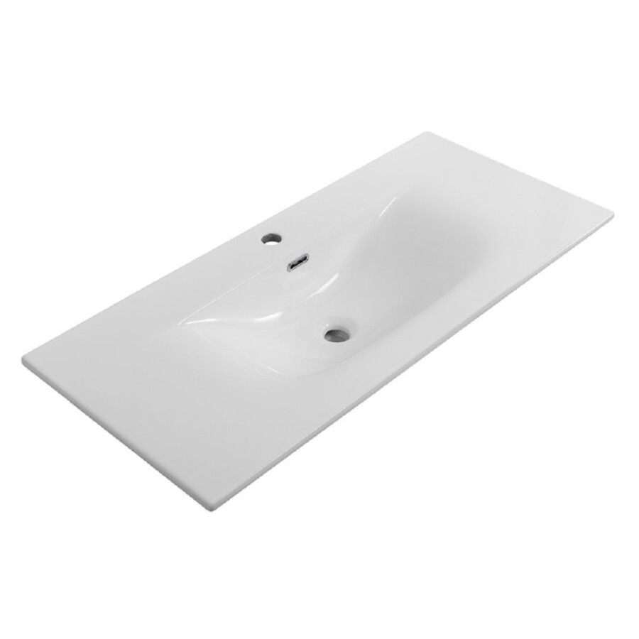 Раковина Cezares Molveno CZR-8099-100, 101 см, керамика, белый