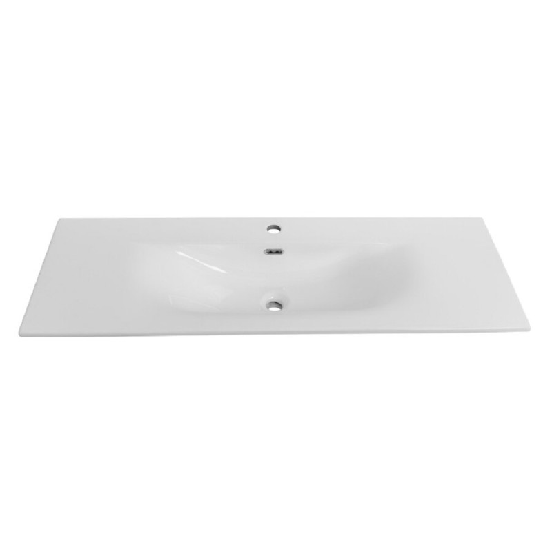 Раковина Cezares Molveno CZR-8099-120, 121 см, керамика, белый