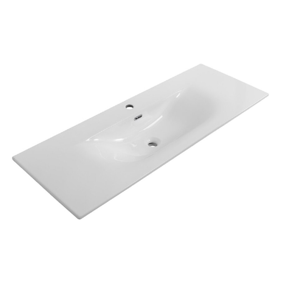 Раковина Cezares Molveno CZR-8099-120, 121 см, керамика, белый