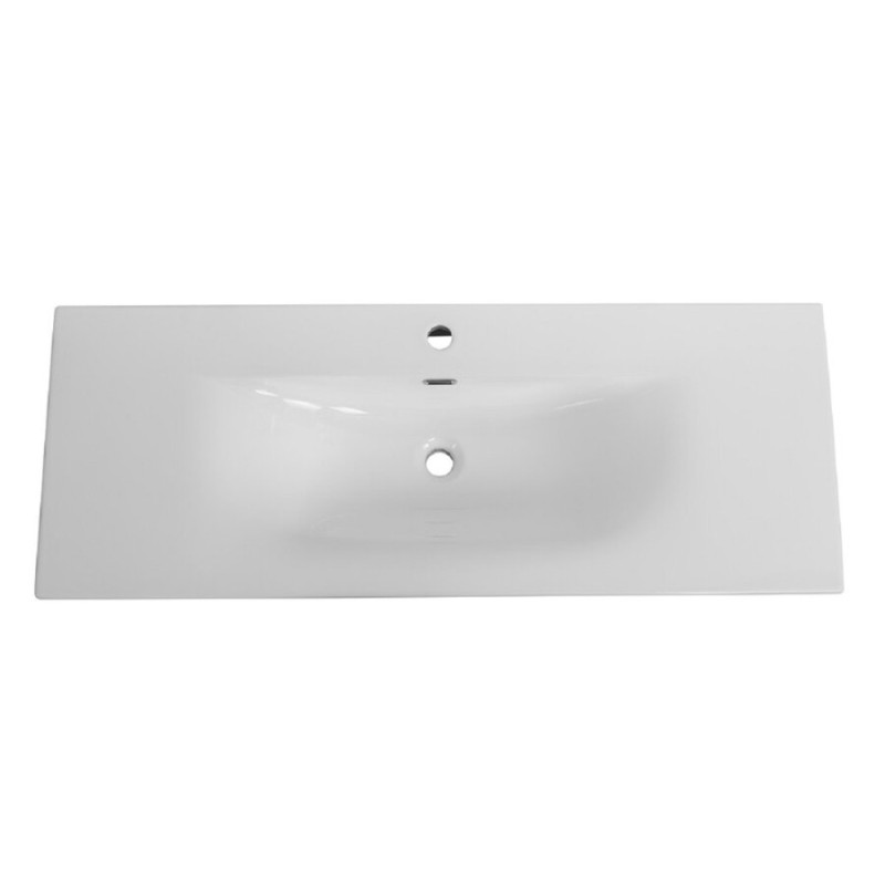 Раковина Cezares Molveno CZR-8099-120, 121 см, керамика, белый