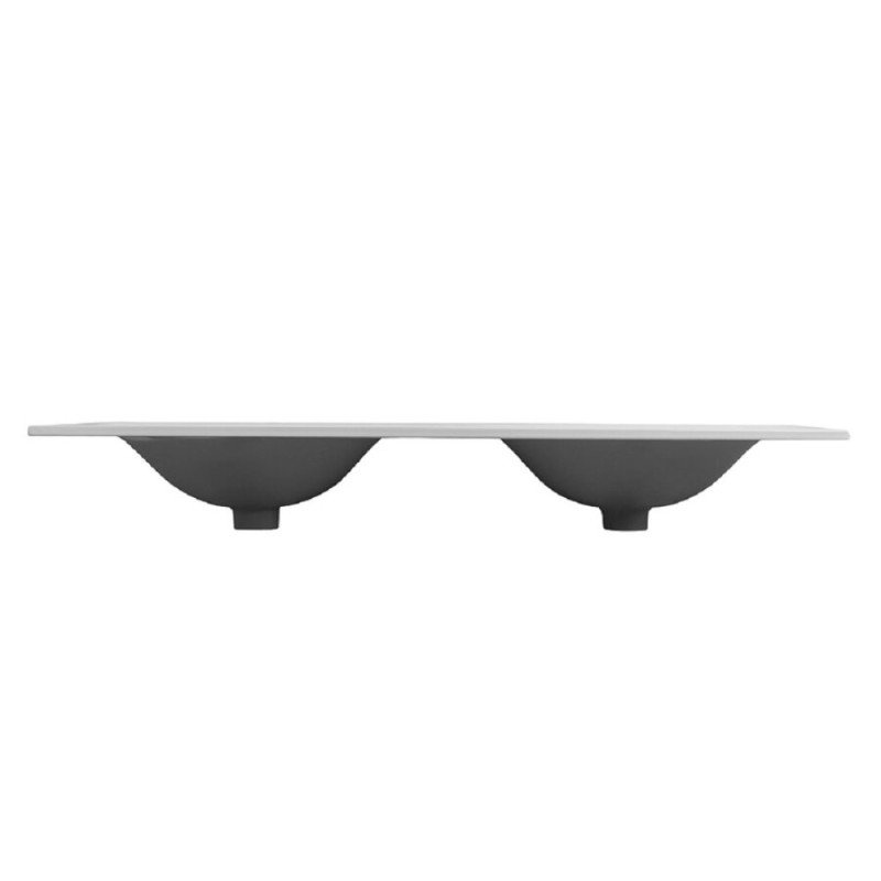 Раковина Cezares Molveno CZR-8099-120-2, 121 см, двойная, керамика, белый