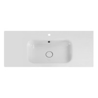 Раковина Cezares CZR-NAT-100-LVB, 100 см, керамика, белый