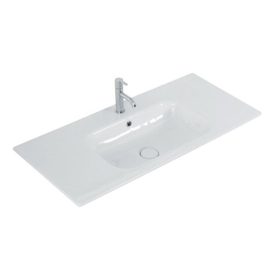 Раковина Cezares CZR-NAT-120-LVB, 120 см, керамика, белый
