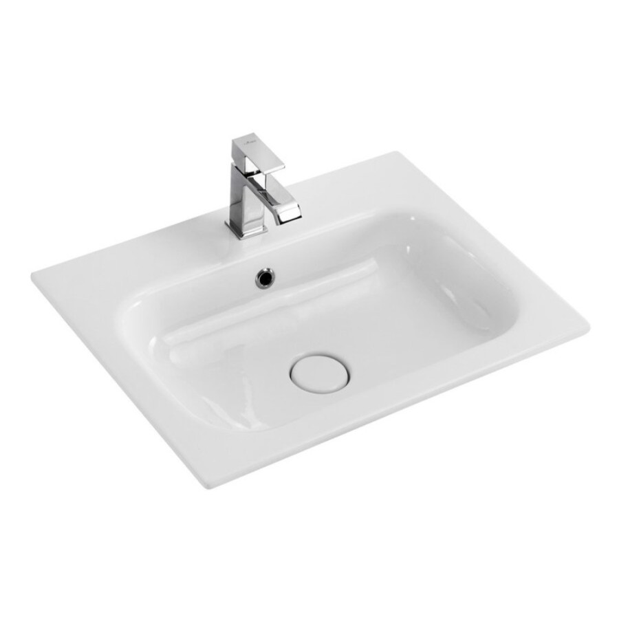 Раковина Cezares CZR-NAT-60-LVB, 60 см, керамика, белый