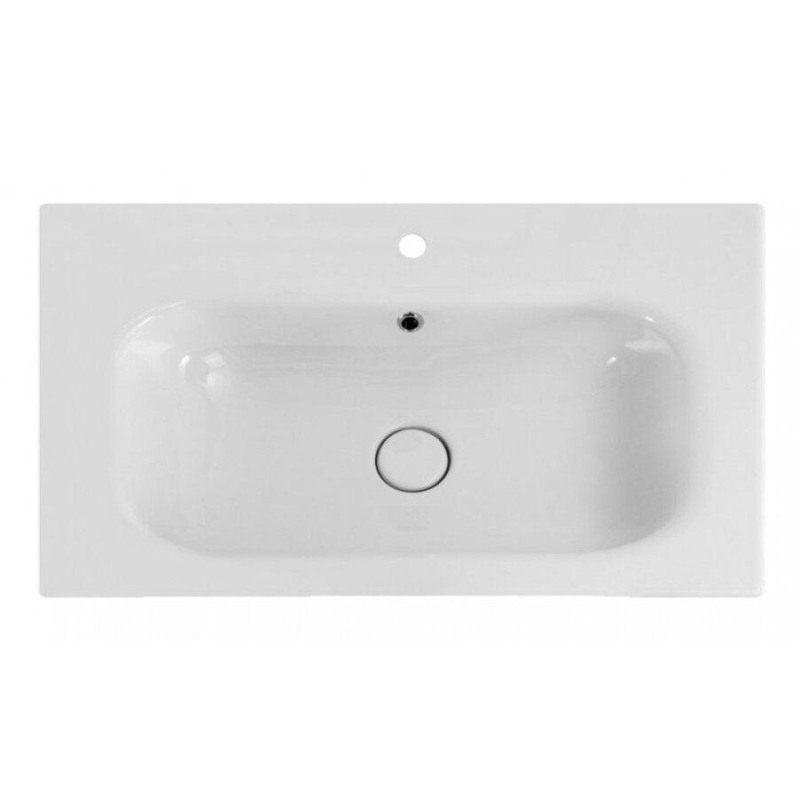 Раковина Cezares CZR-NAT-80-LVB, 80 см, керамика, белый