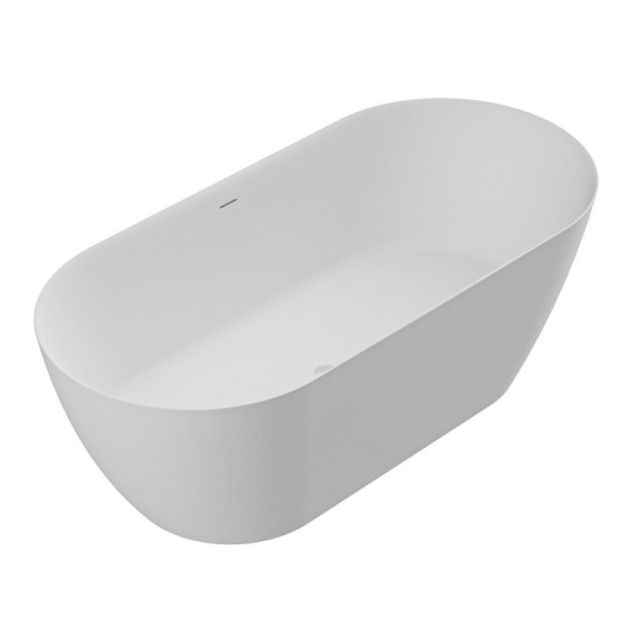 Ванна из искусственного камня Cezares Relax CZR-RELAX-170-80-57-SSB, 170 x 80 см, цвет белый матовый