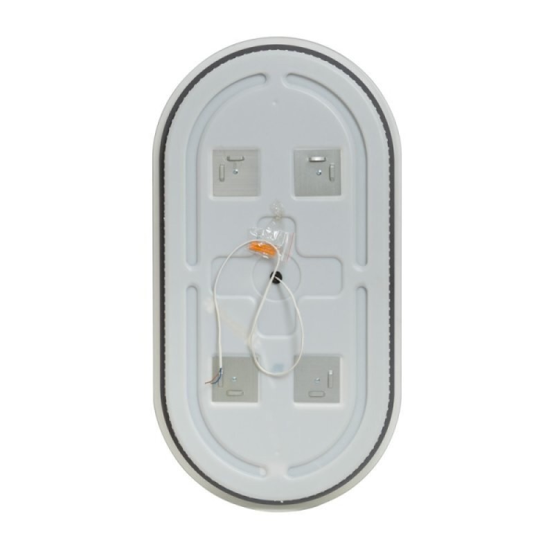 Зеркало Cezares Ellise CZR-SPC-ELS-550-1050-RGB-TCH, 50 см, с подсветкой RGB, цвет белый