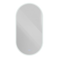 Зеркало Cezares Ellise CZR-SPC-ELS-550-1050-RGB-TCH, 50 см, с подсветкой RGB, цвет белый