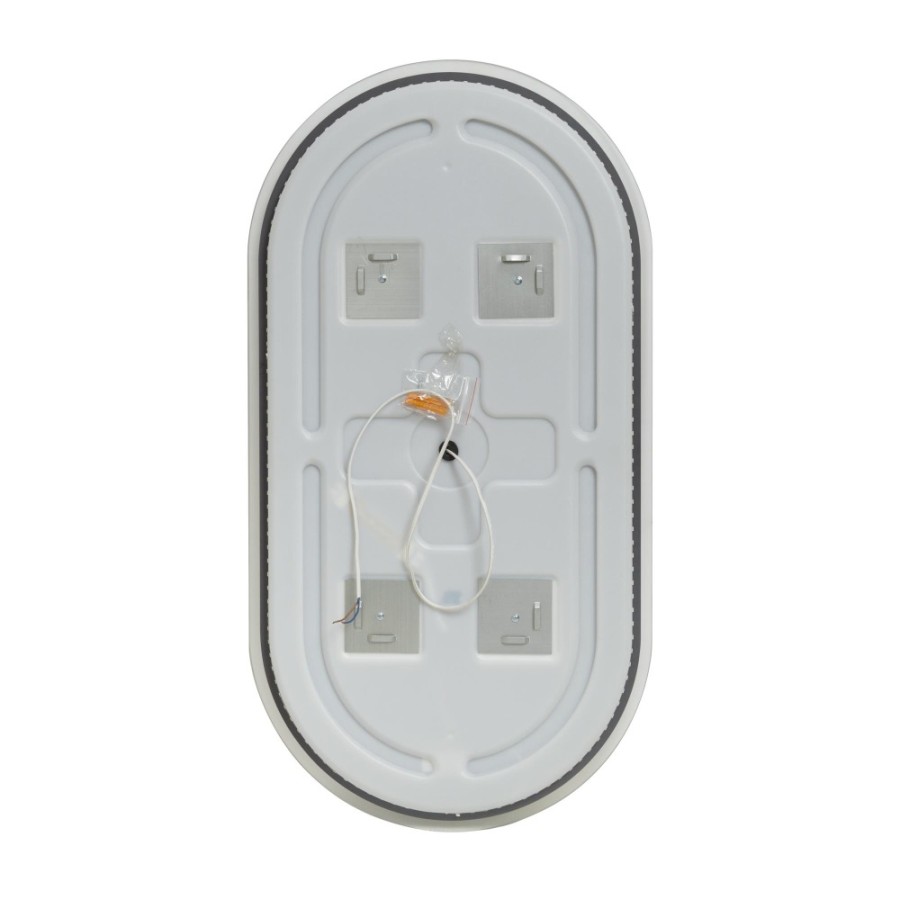Зеркало Cezares Ellise CZR-SPC-ELS-550-1050-RGB-TCH, 50 см, с подсветкой RGB, цвет белый