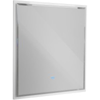 Зеркало интерьерное Cezares Interni CZR-SPC-INT-1000-900-LED-TCH-WARM-BL, 100 см, с LED подсветкой и сенсорным выключателем, Bianco Lucido