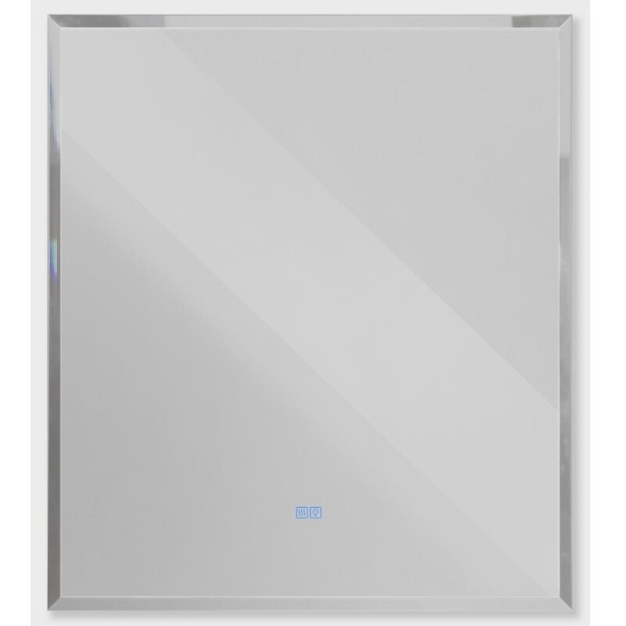 Зеркало интерьерное Cezares Interni CZR-SPC-INT-1000-900-LED-TCH-WARM-BL, 100 см, с LED подсветкой и сенсорным выключателем, Bianco Lucido