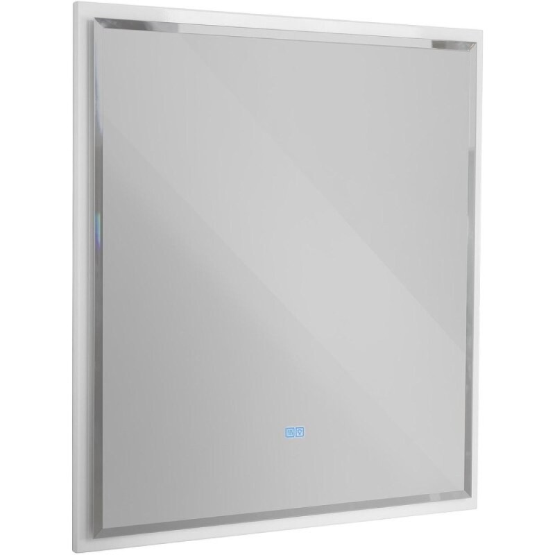 Зеркало интерьерное Cezares Interni CZR-SPC-INT-800-900-LED-TCH-WARM-BL, 80 см, с LED подсветкой и сенсорным выключателем, Bianco Lucido