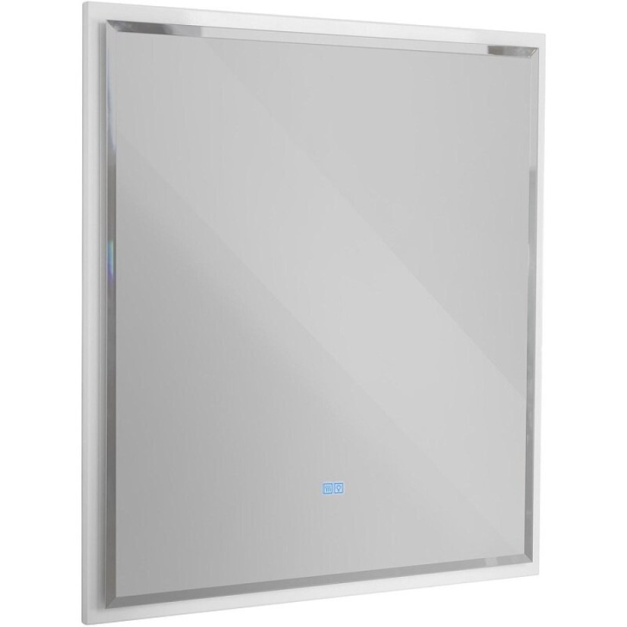 Зеркало интерьерное Cezares Interni CZR-SPC-INT-800-900-LED-TCH-WARM-BL, 80 см, с LED подсветкой и сенсорным выключателем, Bianco Lucido