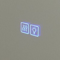 Зеркало интерьерное Cezares Interni CZR-SPC-INT-800-900-LED-TCH-WARM-BL, 80 см, с LED подсветкой и сенсорным выключателем, Bianco Lucido