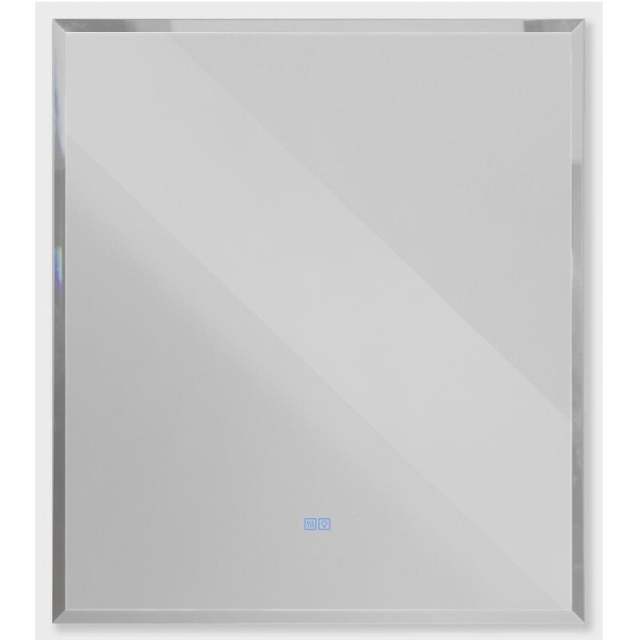 Зеркало интерьерное Cezares Interni CZR-SPC-INT-800-900-LED-TCH-WARM-BL, 80 см, с LED подсветкой и сенсорным выключателем, Bianco Lucido
