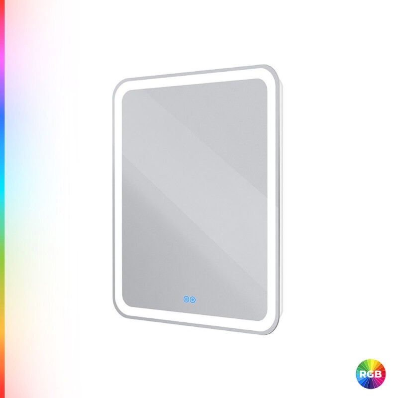Зеркало Cezares Multicolore CZR-SPC-MC-600-800-RGB-TCH, 60 см, с разноцветной подсветкой и сенсорным выключателем, с памятью
