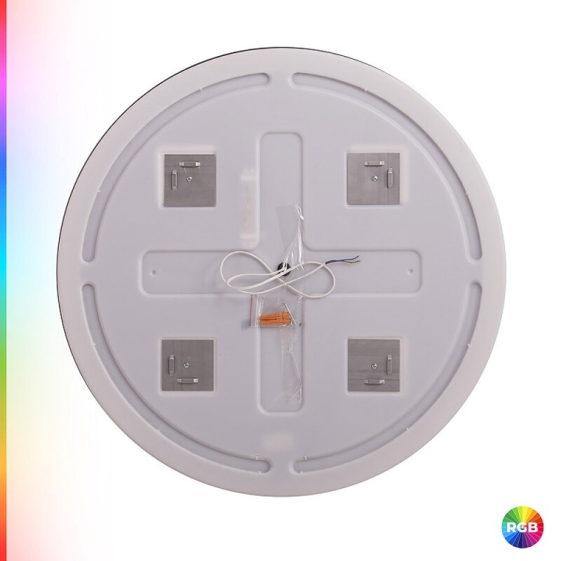 Зеркало Cezares Multicolore CZR-SPC-MC-800-RGB-TCH, 80 см, с разноцветной подсветкой и сенсорным выключателем, с памятью