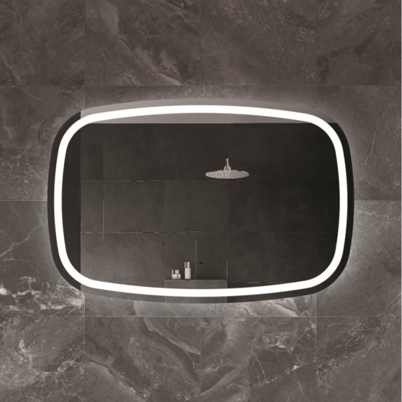 Зеркало Cezares Molveno 120 x 80 см, со встроенной подсветкой и датчиком движения, CZR-SPC-MOLVENO-1200-800-MOV