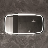 Зеркало Cezares Molveno 150 x 80 см, со встроенной подсветкой и датчиком движения, белое, CZR-SPC-MOLVENO-1500-800-MOV