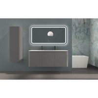 Зеркало Cezares Stylus 140 x 70, со встроенной подсветкой, сенсорным выключателем и подогревом, белое, CZR-SPC-STYLUS-1400-700-TCH-WARM