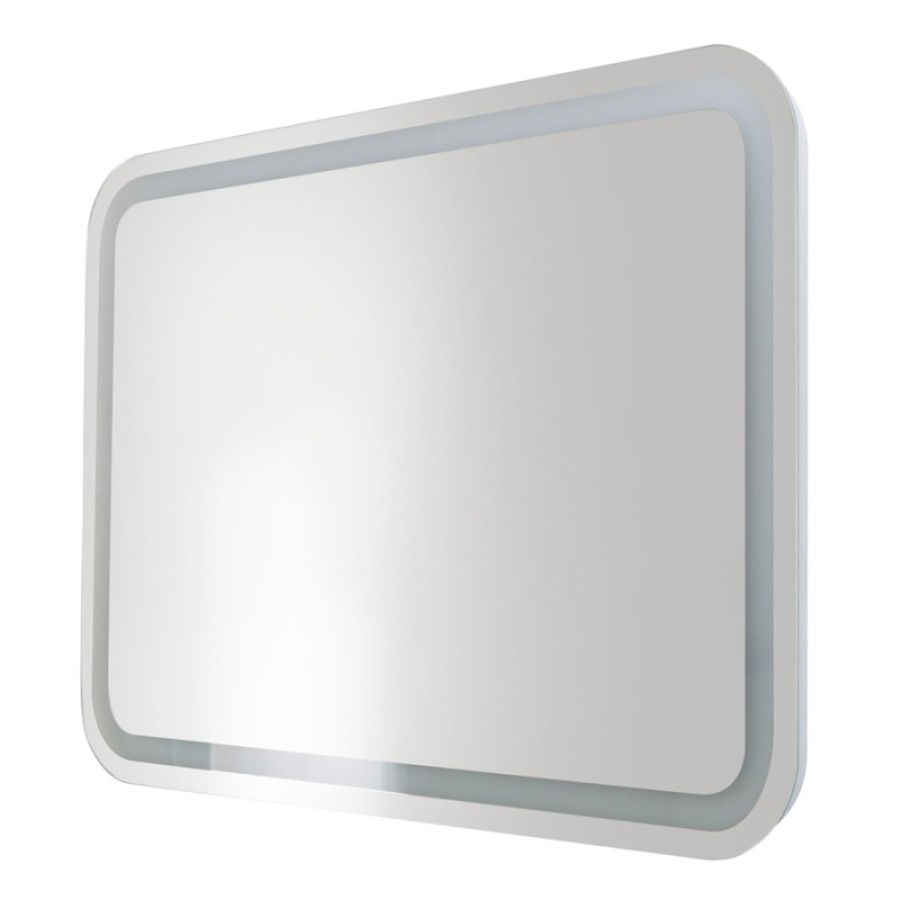 Зеркало Cezares Stylus 150 x 70 см, со встроенной подсветкой, сенсорным выключателем и подогревом, белое, CZR-SPC-STYLUS-1500-700-TCH-WARM