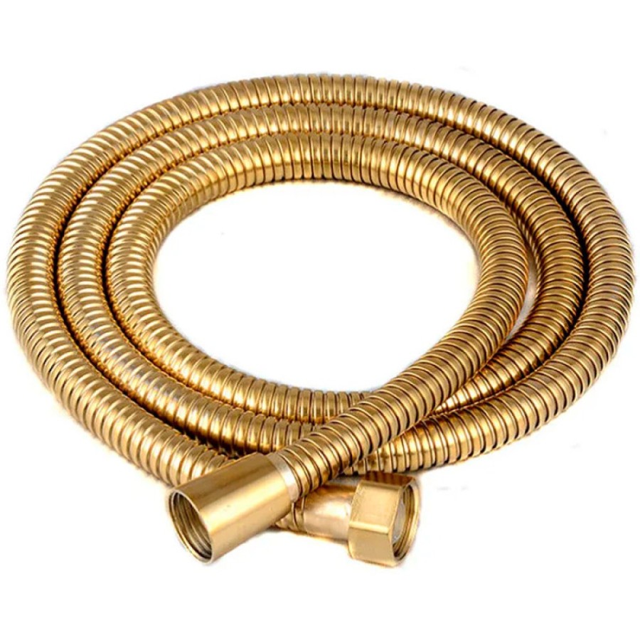 Душевой шланг Cezares CZR-U-FMDC-120-03/24, 120 см, металл, золото 24 карат
