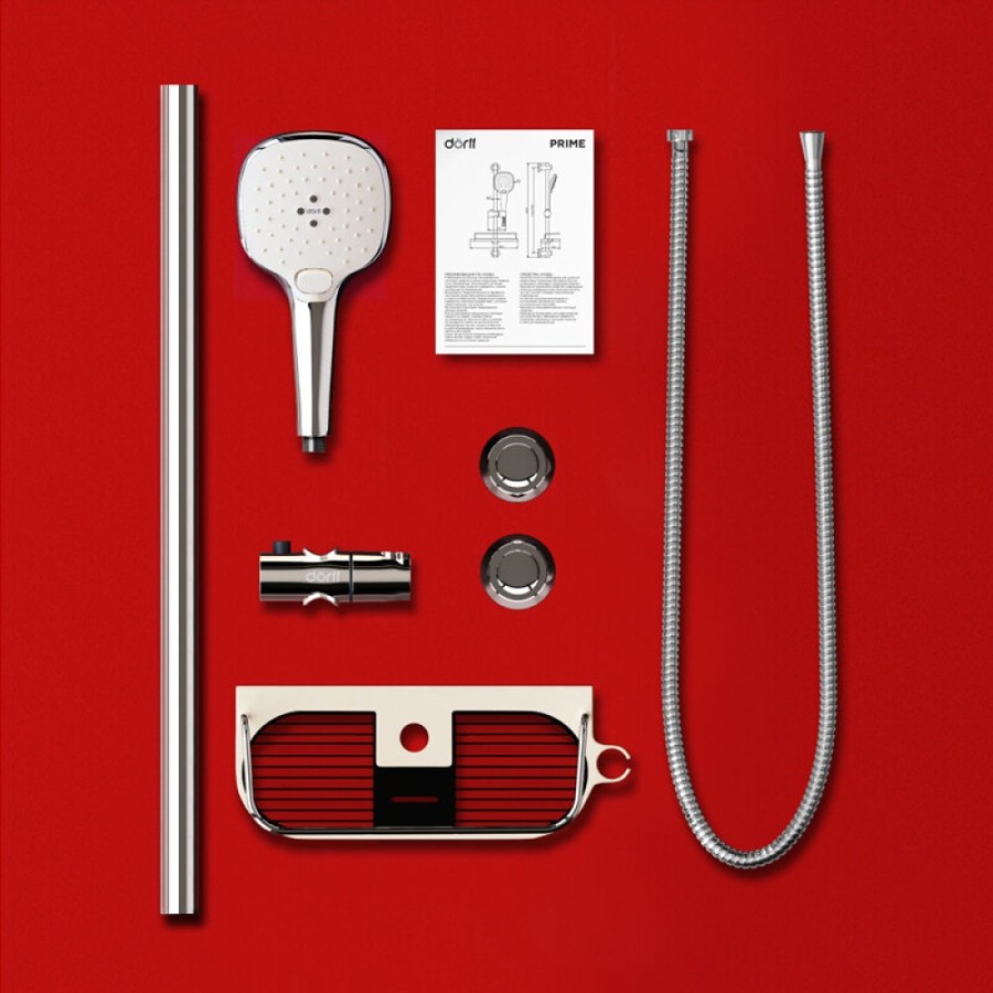 Душевой гарнитур Dorff Prime D0140000, 5 режимов струи