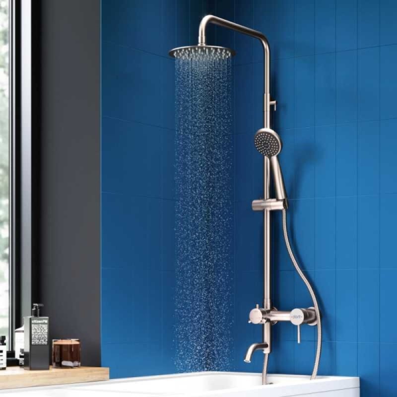 Душевая система Dorff Logic New D0703000SS, цвет нержавеющая сталь