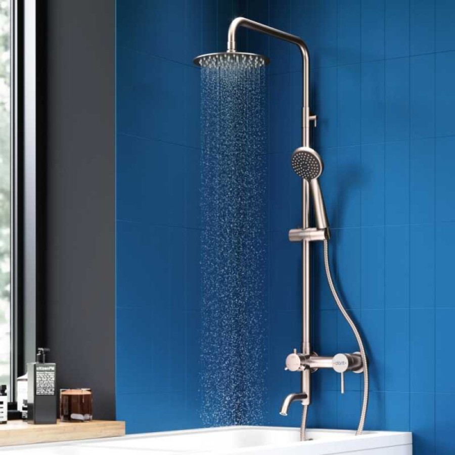 Душевая система Dorff Logic New D0703000SS, цвет нержавеющая сталь