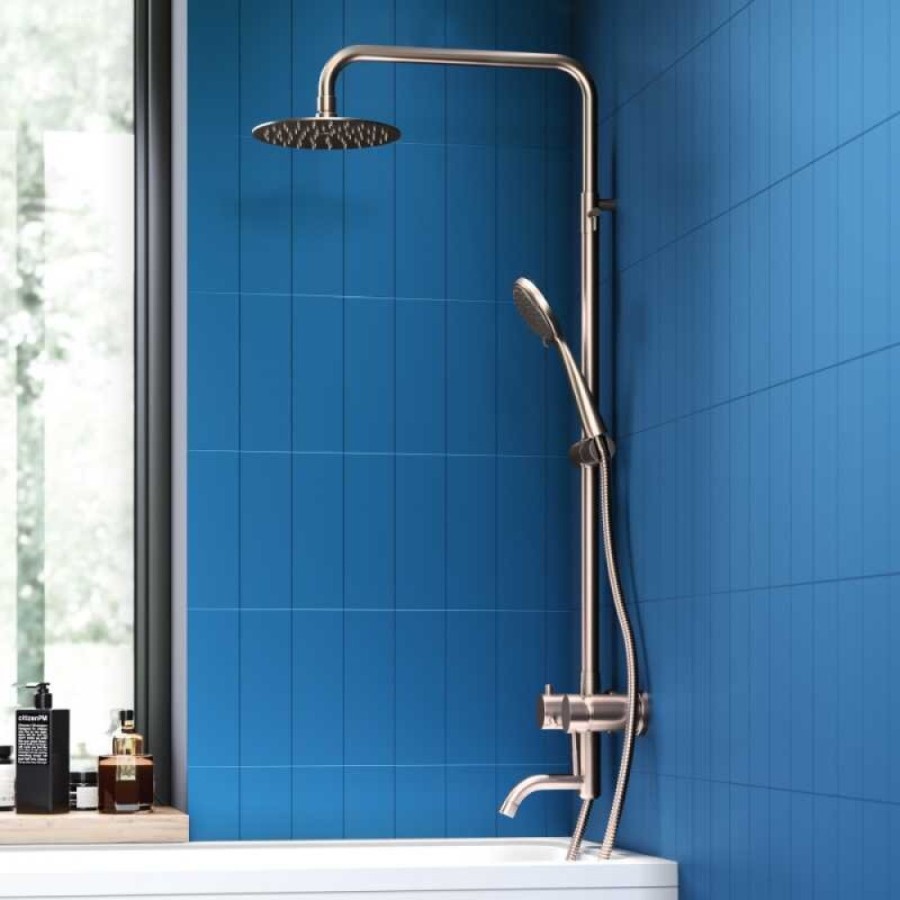 Душевая система Dorff Logic New D0703000SS, цвет нержавеющая сталь