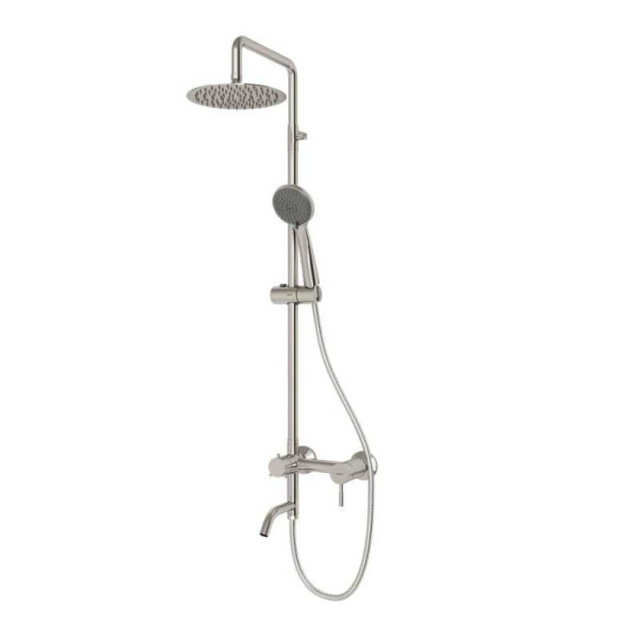 Душевая система Dorff Logic New D0703000SS, цвет нержавеющая сталь