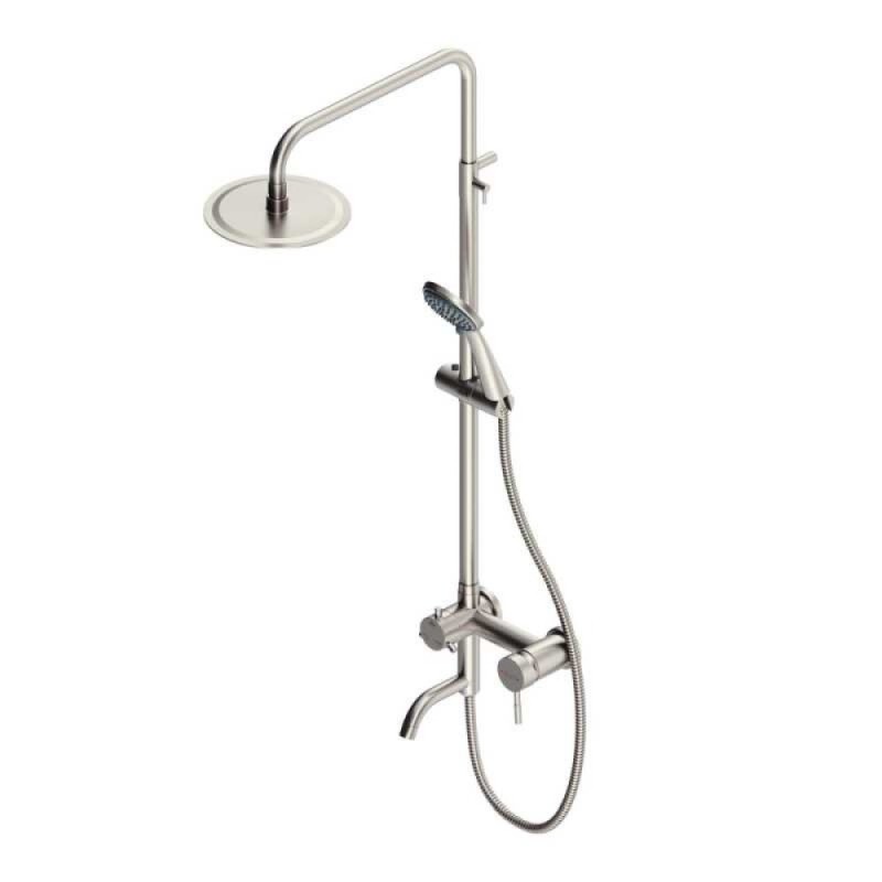Душевая система Dorff Logic New D0703000SS, цвет нержавеющая сталь
