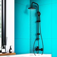 Душевой гарнитур Dorff Comfort, 1 режим струи, черный, D0708000BL