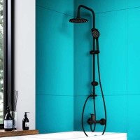 Душевой гарнитур Dorff Comfort, 1 режим струи, черный, D0708000BL