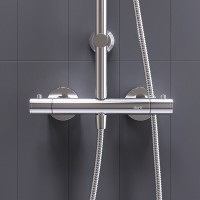 Душевая система Dorff Futura D0710400 термостатическая, хром