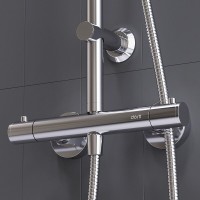 Душевая система Dorff Futura D0710400 термостатическая, хром