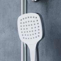 Душевой гарнитур Dorff Norma D0712000 с верхним душем, хром, 1 режим струи