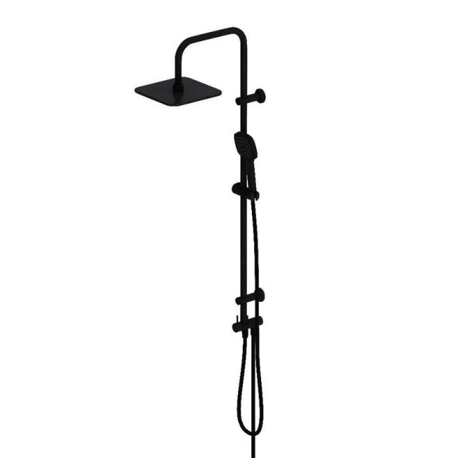 Душевой гарнитур Dorff Norma D0712020 с верхним душем, 1 режим струи, черный