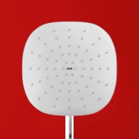 Душевой гарнитур Dorff Prime D0740000, с верхним душем, 5 режимов струи, хром/белый