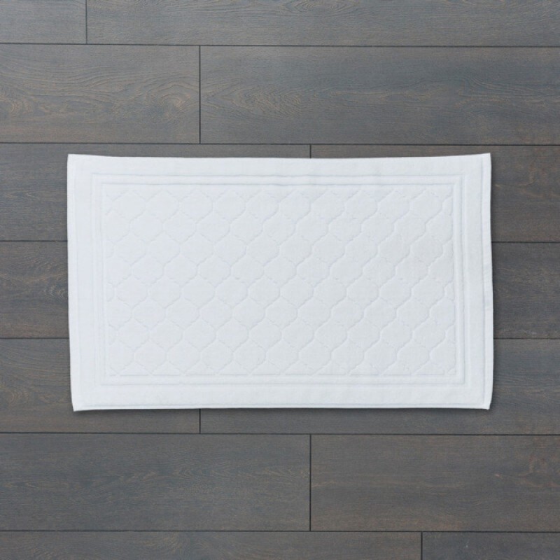 Коврик для ванной комнаты Iddis Decor D10C580i12, 50 x 80 см, хлопок, белый
