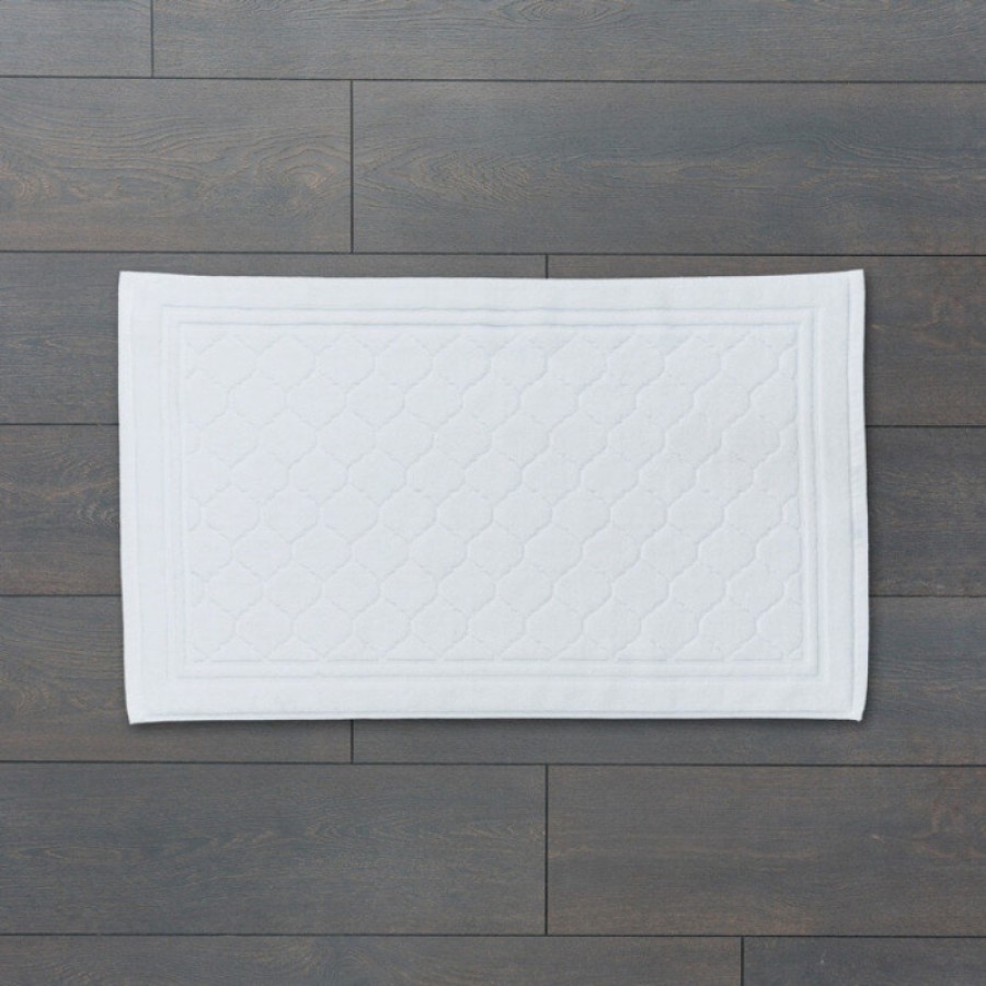 Коврик для ванной комнаты Iddis Decor D10C580i12, 50 x 80 см, хлопок, белый