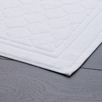 Коврик для ванной комнаты Iddis Decor D10C580i12, 50 x 80 см, хлопок, белый
