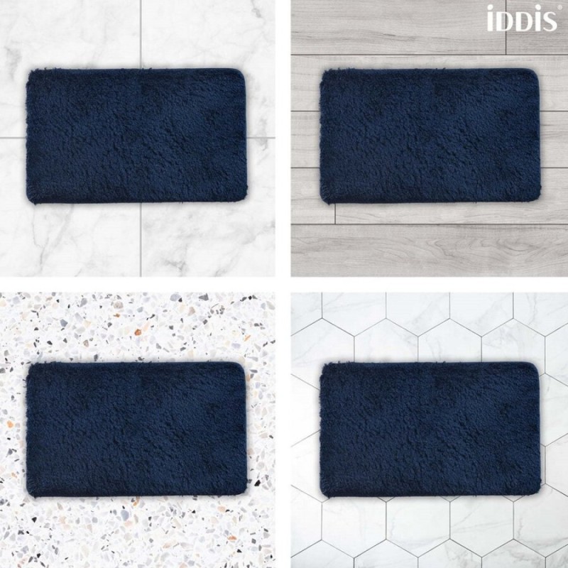 Коврик для ванной комнаты Iddis Decor 50 x 80 см, микрофибра, синий, D17M580i12