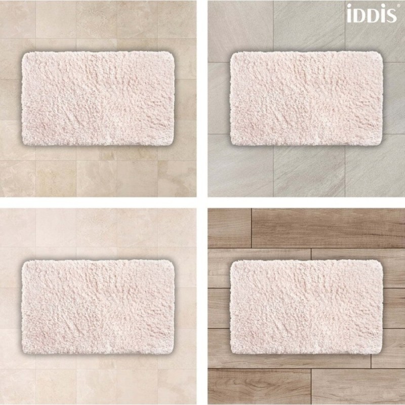Коврик для ванной комнаты Iddis Decor 50 x 80 см, микрофибра, бледно-розовый, D18M580i12