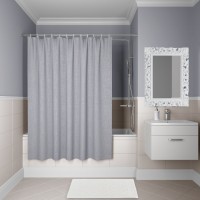 Штора для ванной комнаты Iddis Decor D22P218i11 180 x 200 см, полиэстер, серый