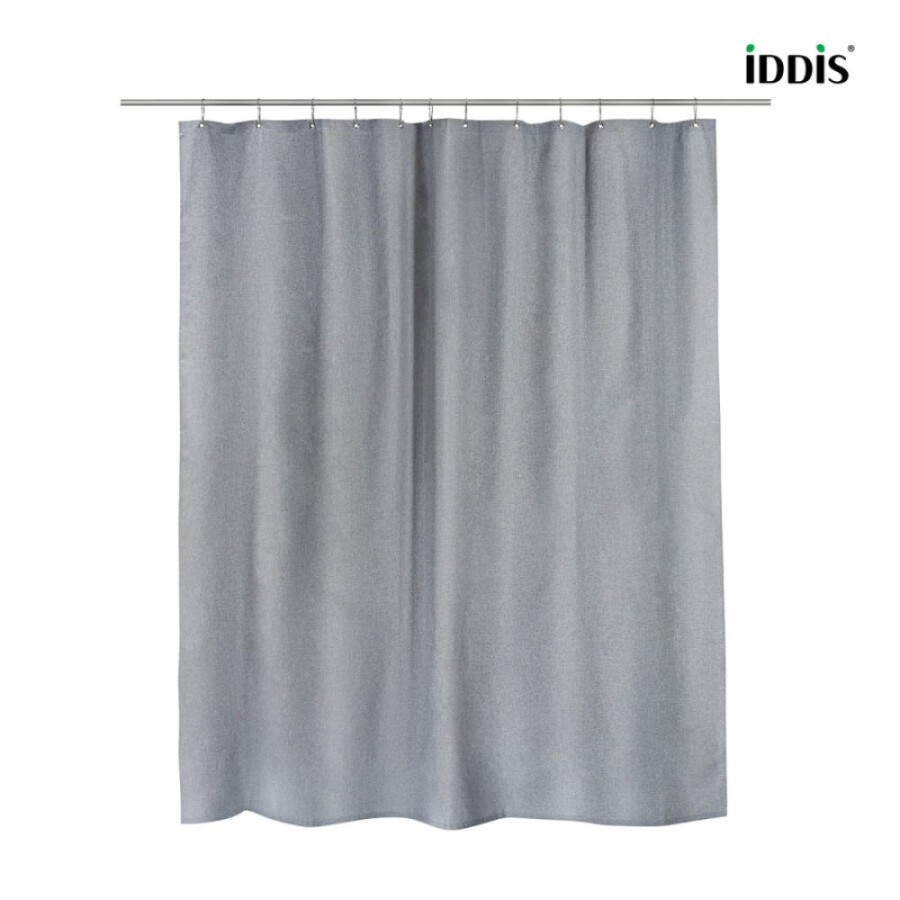 Штора для ванной комнаты Iddis Decor D22P218i11 180 x 200 см, полиэстер, серый
