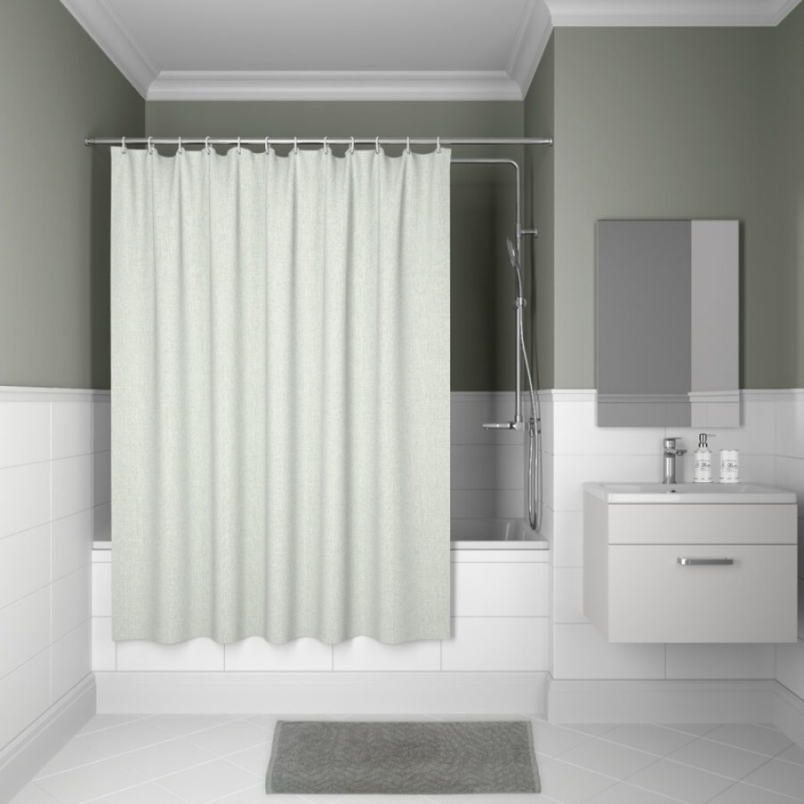 Штора для ванной комнаты Iddis Decor D24P218i11 180 x 200 см, полиэстер, зеленый