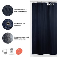 Штора для ванной комнаты Iddis Decor D28P218i11 180 x 200 см, полиэстер, синий